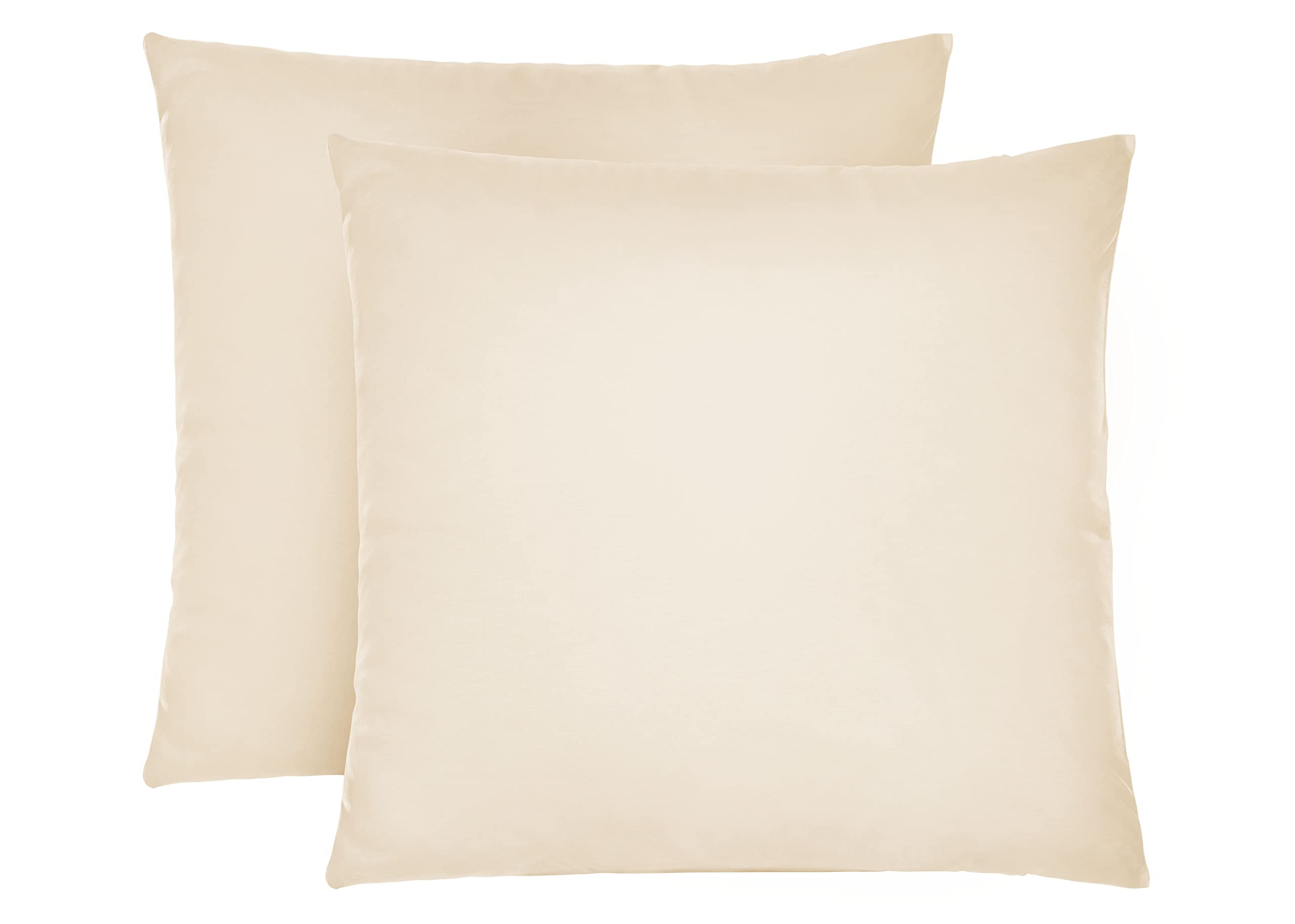 biberna Fine Jersey Pillowcase 0077144 Putty 2X 80 x 80 cm