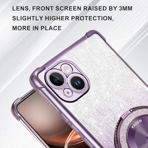 Coque paillettes iPhone 14 Plus violette : sublimez votre smartphone lors de vos sorties - 6