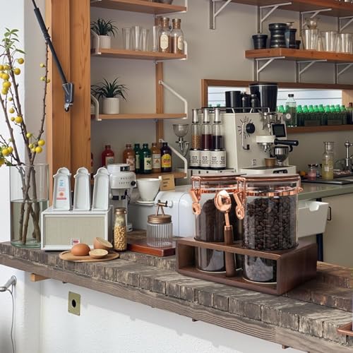 SIQOLNY Glass Coffee Container Set