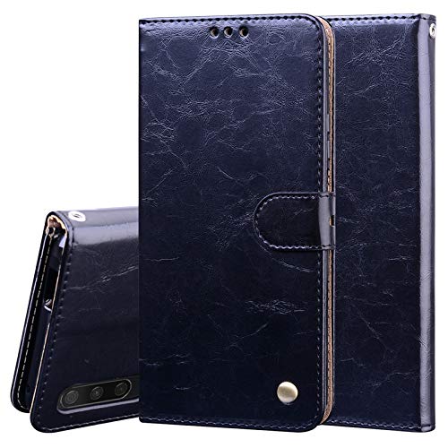 compatibile con HUAWEI P SMART PRO (6.59) STK-L21 Custodia COVER STAND flip LIBRO gel tpu protezione PORTAFOGLIO eco pelle magnetica porta card nero