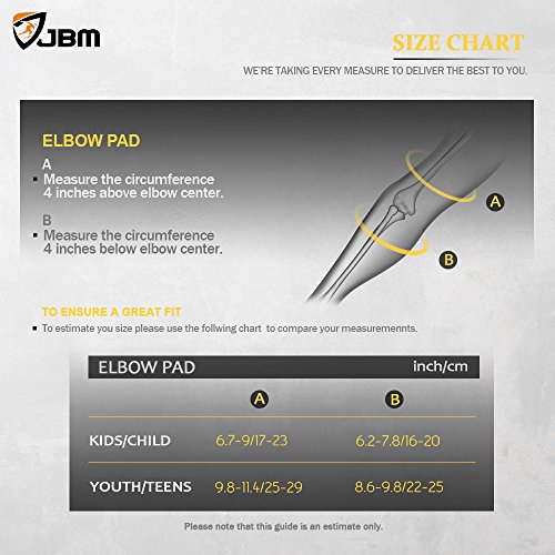 JBM Kids & Adults Knee and Elbow Pads with Wrist Guards Protective Gear Set, Impact Resistance for your Children Outdoor Activities’ Adventure, Roller Skating, Cycling, Scooter, Skateboarding Pads Set