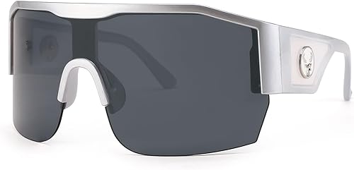 FEISEDY De gran tamaño cuadrado de una pieza sin marco elegante gafas de sol mujeres hombres lujo sombras B4043