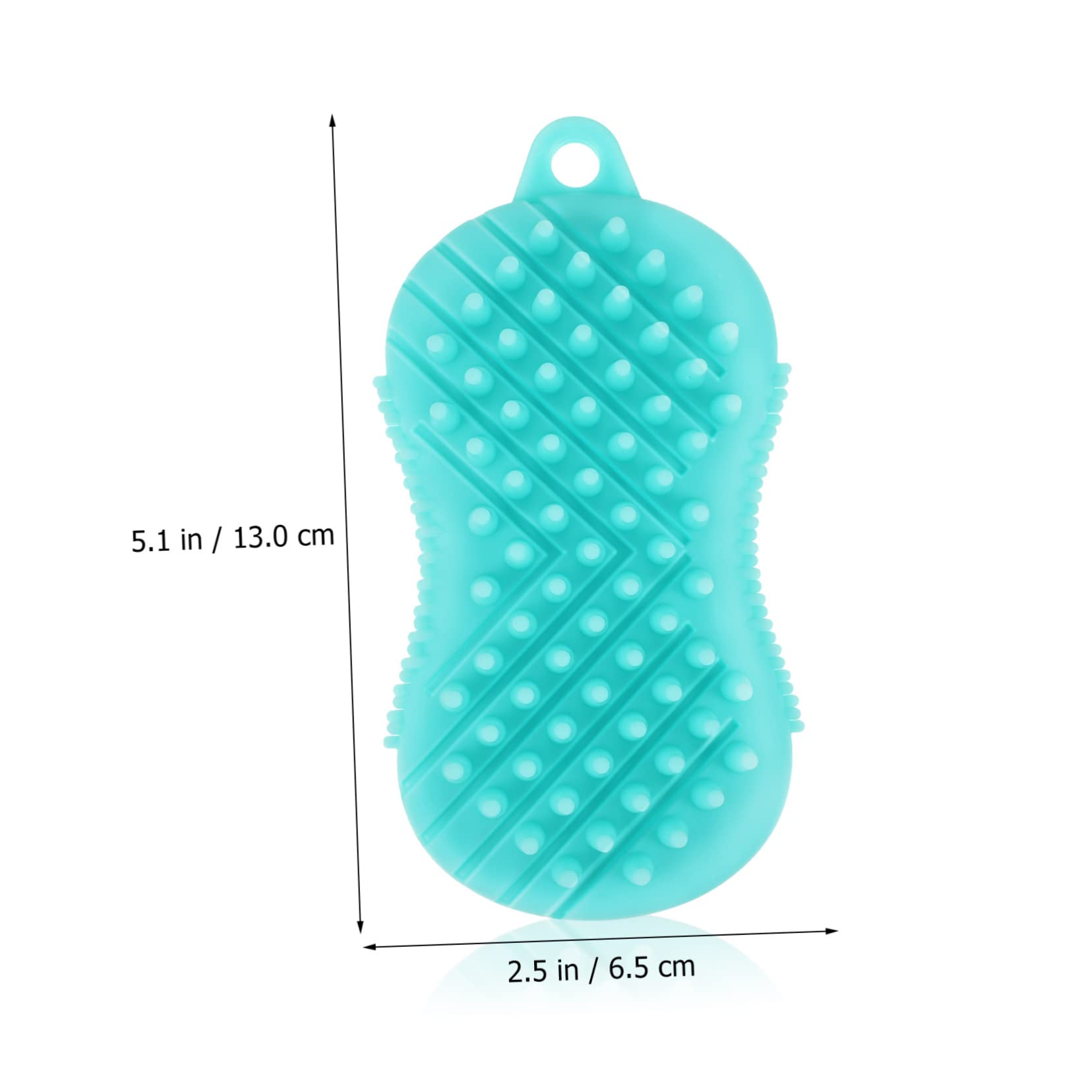 PLAFOPE 2piezas Cepillo De Ducha Corporal Exfoliante De Silicona Cepillo De Baño Multifuncional Masajeador De Cabelludo