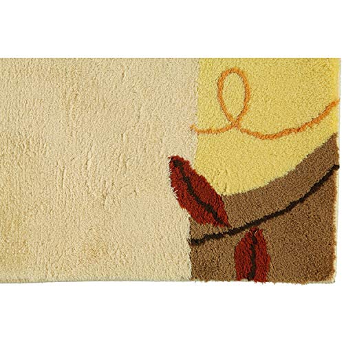 Meusch Bath mat Idyll 60x100cm in Sand-Beige, Polyacrylic 60 x 100 x 2 cm