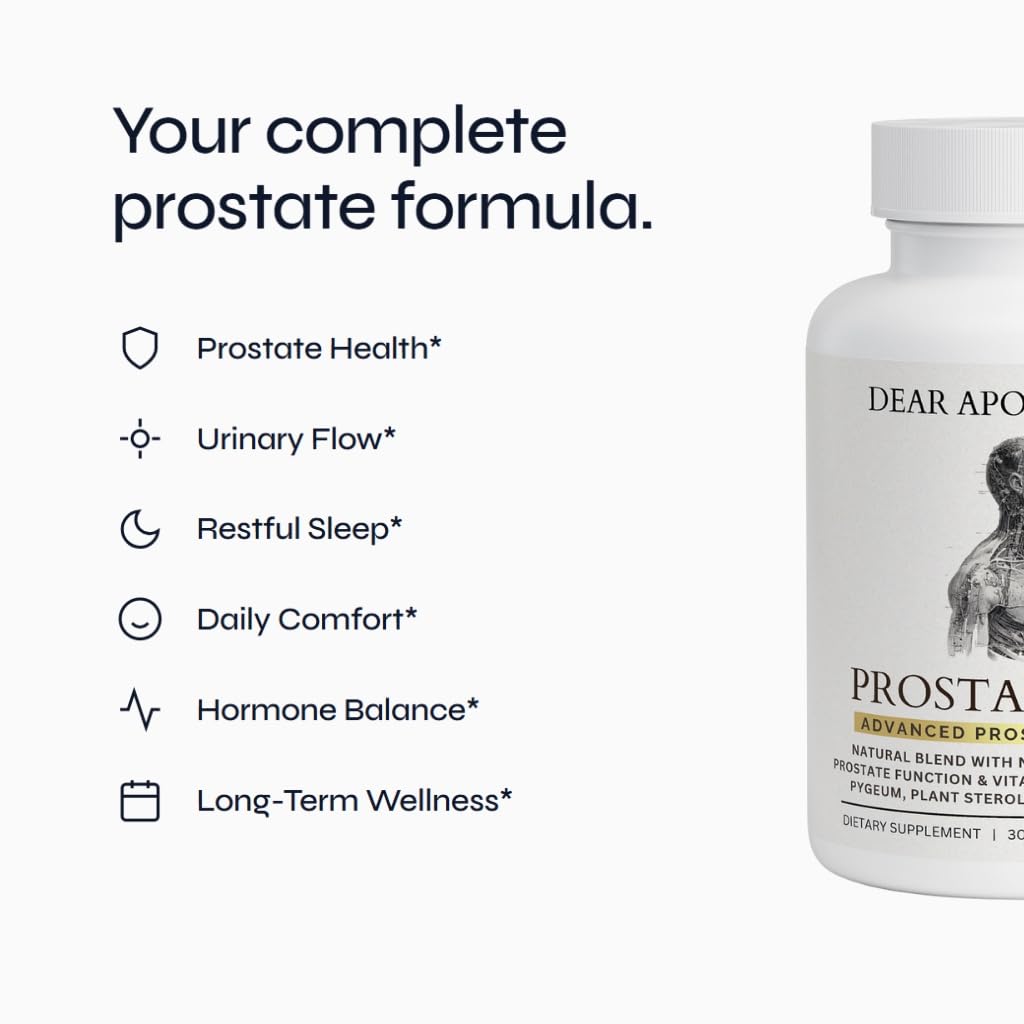 Prostate Max Support Supplement - Saw Palmetto 200mg, Pygeum 100mg, Zinc, Selenium - Urinary Health & Flow - Vegan, Non-GMO, Gluten Free - 60 Capsules — Amazon image 2