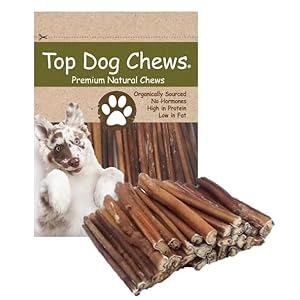 Top Dog Chews - 6" Bully Sticks Roasted - All Natural from Free Ranging Beef - 25 Pack Top Dog Chews 6 Bully Sticks Roasted All Natural from Free Ranging Beef 25 Pack