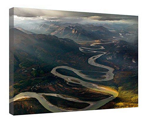 Toile encadrée Rio Alatna cadre bois 40x50 cm pour déco murale