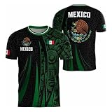 2026 Mexico Soccer Jersey with Mexican Flag Uniform for Men Football Jerseys De Mexico Futbol (6X-Large,Mexi Green)