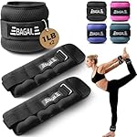 BAGAIL Ankle and Wrist Weights for Women & Men, 1 Pair 1/2/4/6/8/10 LBS Leg Weight with Sleek Design & Secure Fit, Arm Weighted Set for Walking, Running, Home Fitness & Physical Therapy