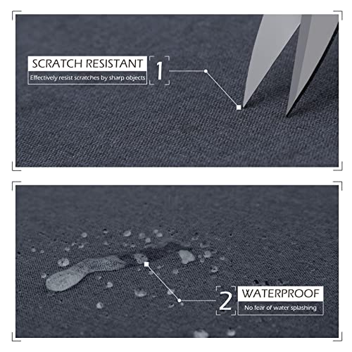 MicaYoung 15 Inch Laptop Sleeve Case Protective Bag with Front Pocket Retractable Handle Computer Carrying Case for 15 Inch MacBook Pro A1707/1990 with Touch Bar Notebook - Image 4
