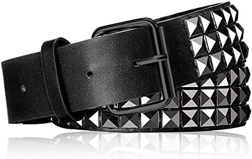 Rivet Belt Threads Studded Goth Belt 