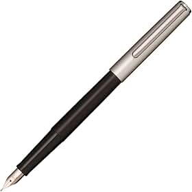 Sailor Caneta tinteiro Neo para iniciantes HighAce Neo, ponta de aço, fina, corpo preto (11-0116-220)