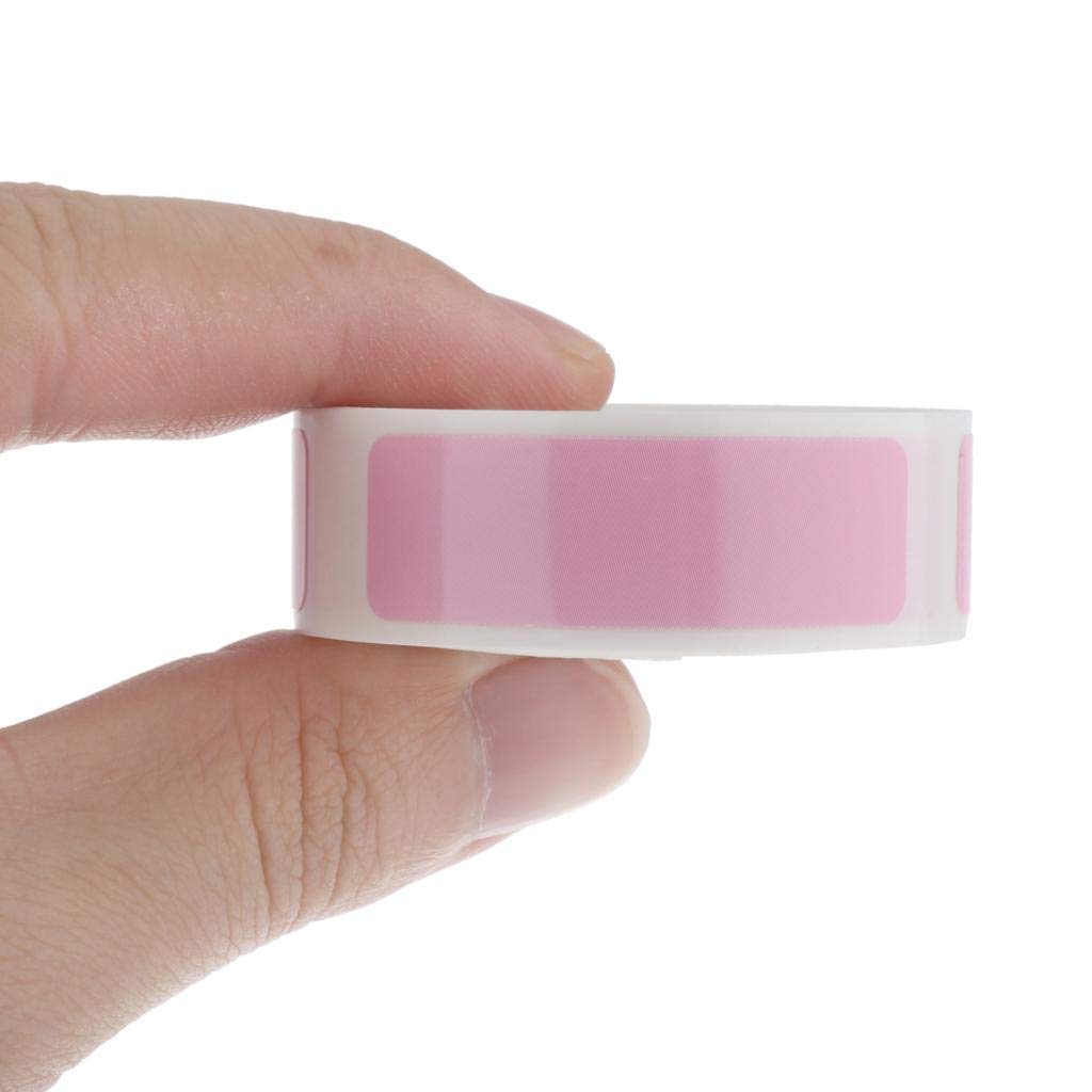 5 Set Thermoetikettendrucker Preisschild Adressaufkleber Papier Rolle Rosa 12x40mm-160