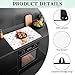 Entornuest Heart-Shaped Dog Paw Dog Stove Top Covers for Electric and Glass Stoves, All in One Protector Mat Prevents Scratches Spills and Dust Non Skid Bottom