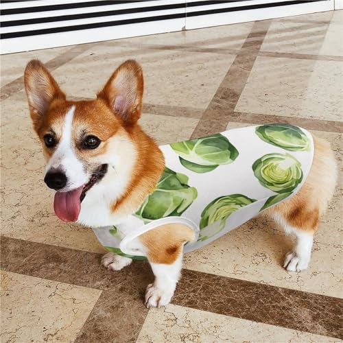 Camisa para perros estilo coles de Bruselas acuareladas miniatura 5