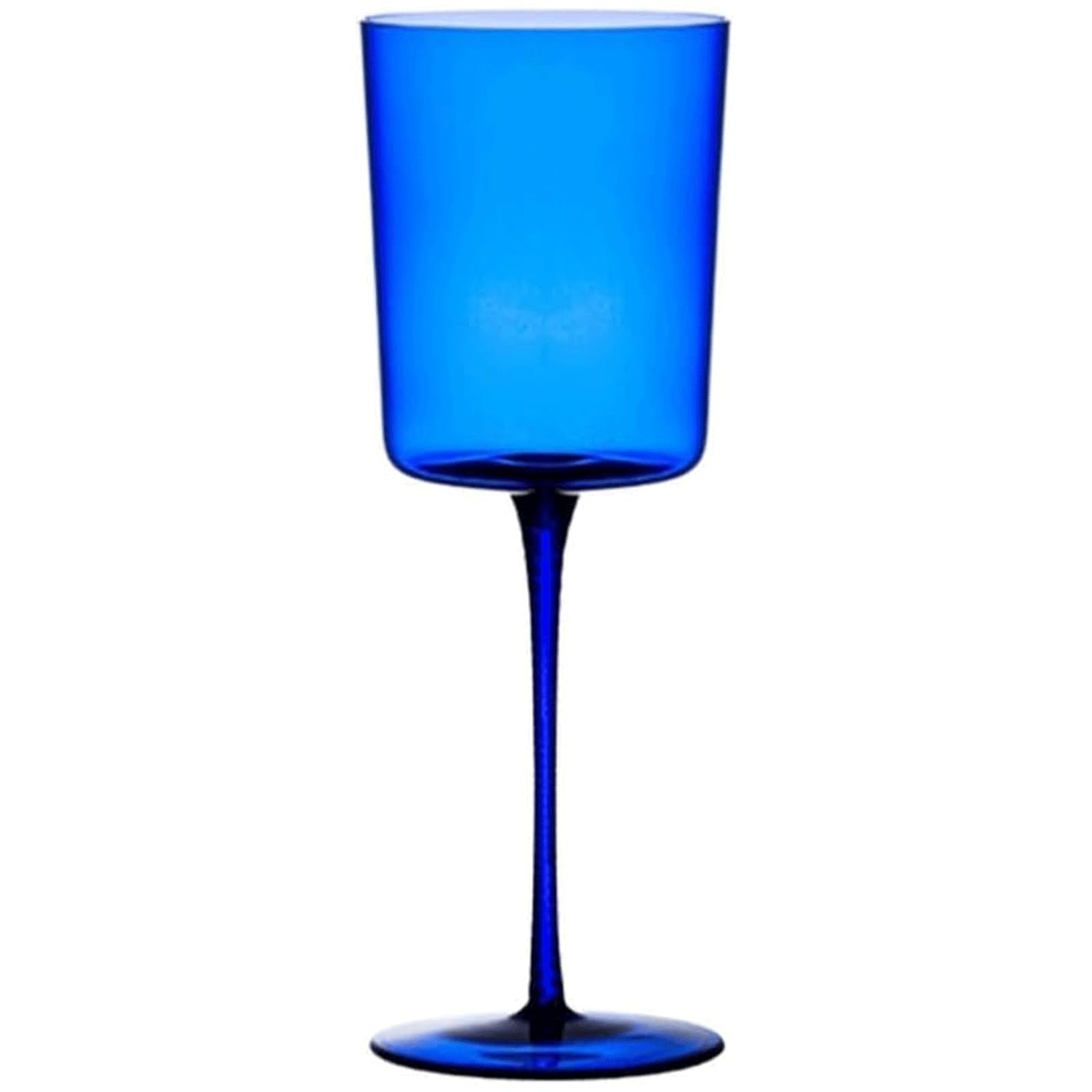 Verres à vin bleu d'exception à offrir pour un mariage élégant