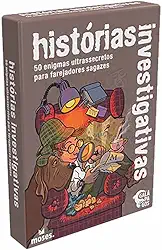 Galápagos, Histórias Investigativas (Detective Stories), Jogo de Enigmas para Amigos, + de 2 jogadores, 30 minutos por partida