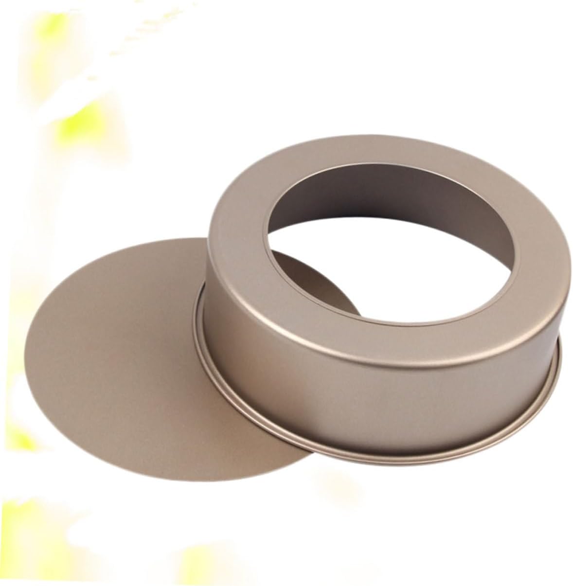8-inch round Cake Mold Baking Pan Non-stick Stainless Steel Gold Mousse Cake Ring for Dessert and Cupcake Baking