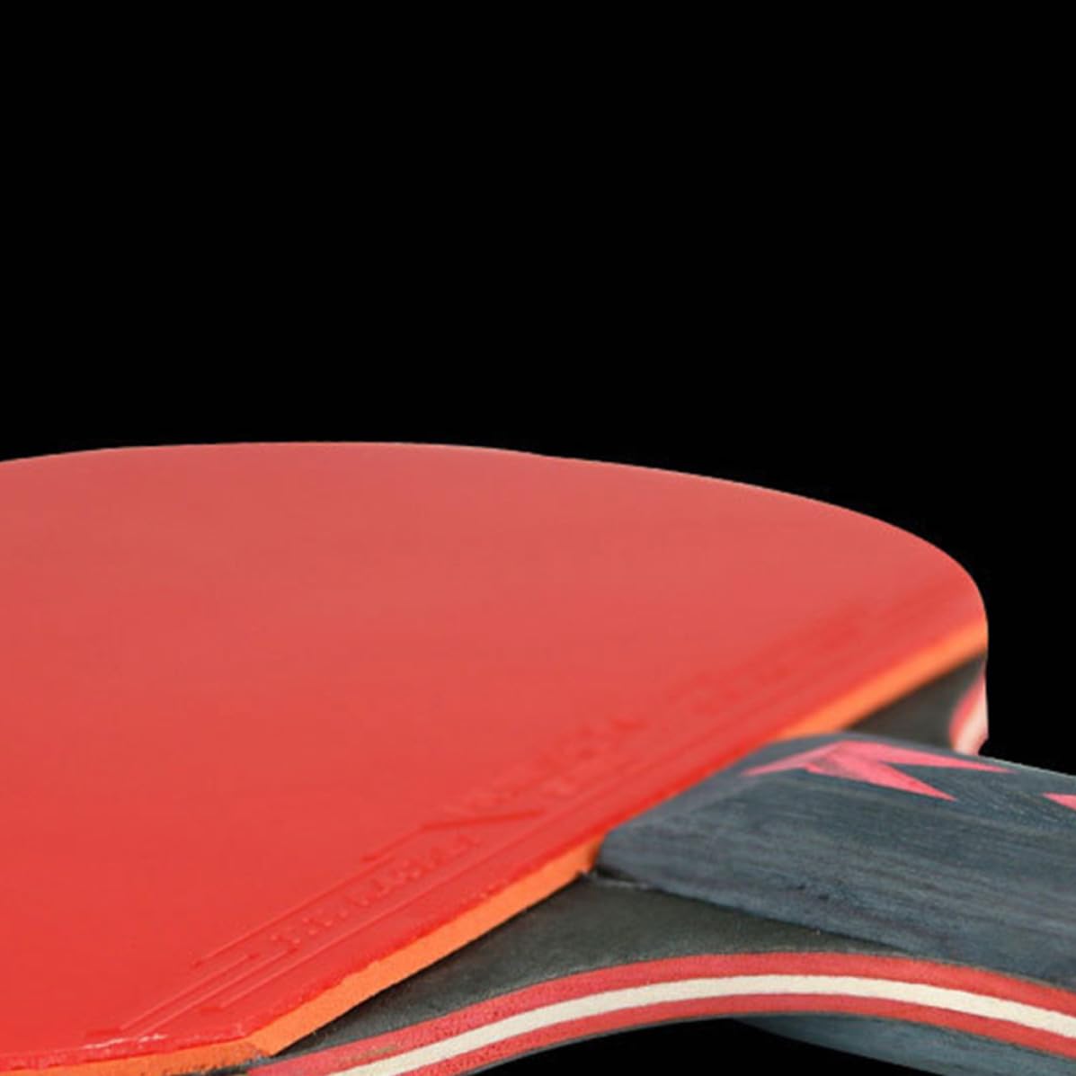 5 Sterne und Superleichtem Griff Tischtennisschläger 2 Stück aus Kohlefaser mit Doppelnoppen und Komfortable Kontrolle für Professionelle Jugendspieler