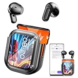 QYGCKJ NE20 Translation Earbuds,Bluetooth 6.0 Headphones LED Display 135 Language Translator Earbuds, 4 in 1 Translating Ear Buds, Suitable for Office, Sports, Study and Audio Calls