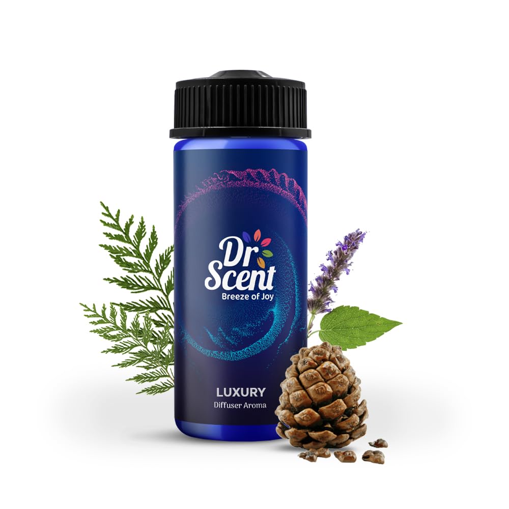 Dr Scent Breeze of Joy Luxury Aroma Oil Diffuser – 170ml | UK-Made Cedarwood & Velvet Cedar Fragrance | Perfect for Hotels, Large Rooms, and Offices