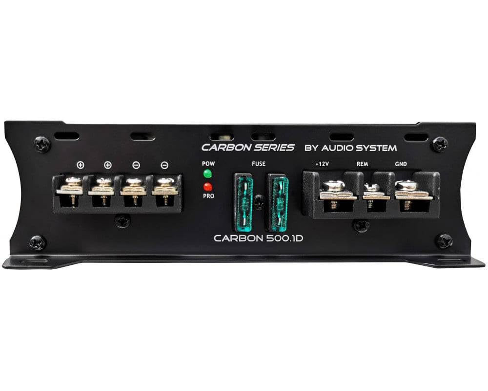 Audio System CARBON 500.1 D Mono 1 Kanal Digitaler Mono-Verstärker 500 Watt RMS