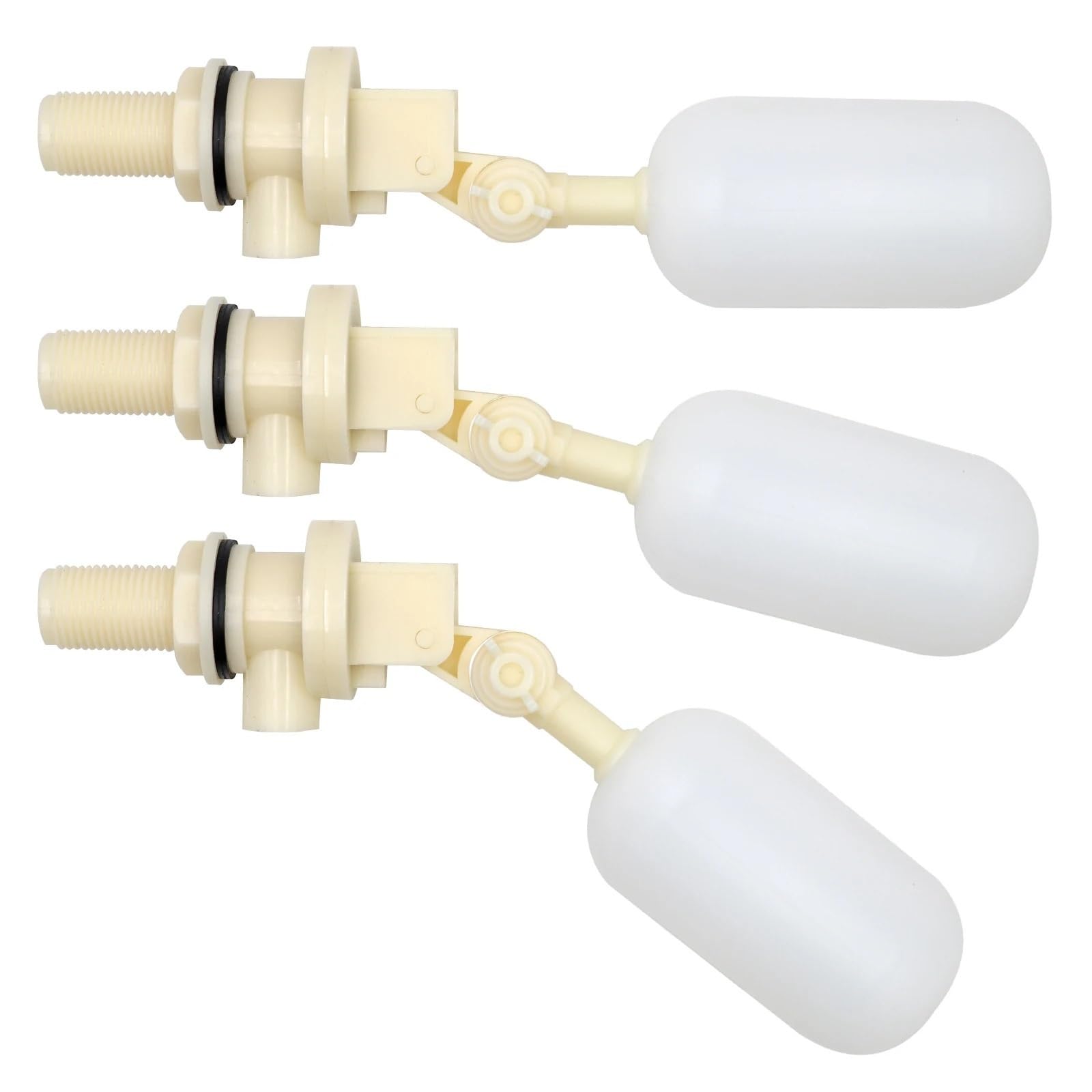 Float Valve 3Pcs Water Tank Float Valve 1/2" for Automatic Water Bowl Horse Cattle Goat Sheep Pig Dog Water Trough Farm Supplies
