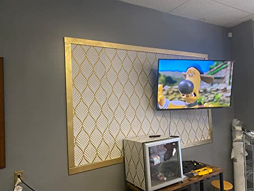 Tx-Arts Wood Wallpaper Peel And Stick Wallpaper Self Adhesive Wall Paper For Home Removable Wallpaper Gold For Kitchen Furniture Nursery On Background Decorative 17.7''X118.1'' #TOP6