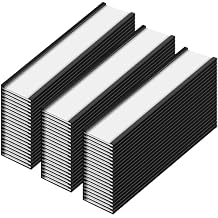 ReliThick 100 Pack C Channel Magnetic Label Holders 4 x 1 Inch Magnetic Labels for Metal Shelving with Protective Films and Replacement Strips for Metal Racks and Shelves Whiteboard File Cabinet
