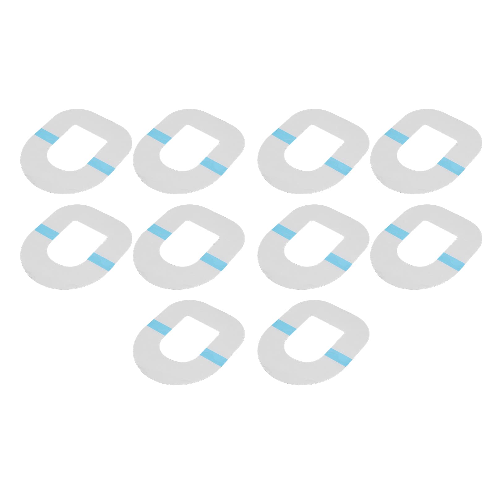 Adhesive Patch, 10pcs Pre Cut TPU Portable Fixation Professional Sensor Cover Safe Mild for Daily Life for Men Women for Running Walking-image-23