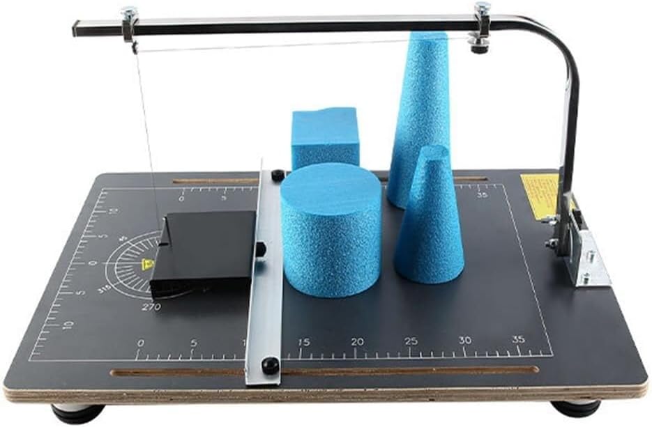 Electric Hot Wire Foam Cutter, 35/55 Cm Hot Wire Foam Cutting Machine Table for Cutting Angles, Cylinders, Cones, Rings(35cm)