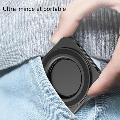 Soporte plegable de escritorio magnético con pie para teléfono portátil 3
