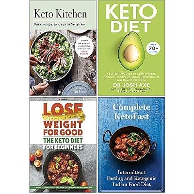 Keto Kitchen, Keto Diet, The Keto Diet for Beginners, Complete KetoFast 4 Books Collection Set