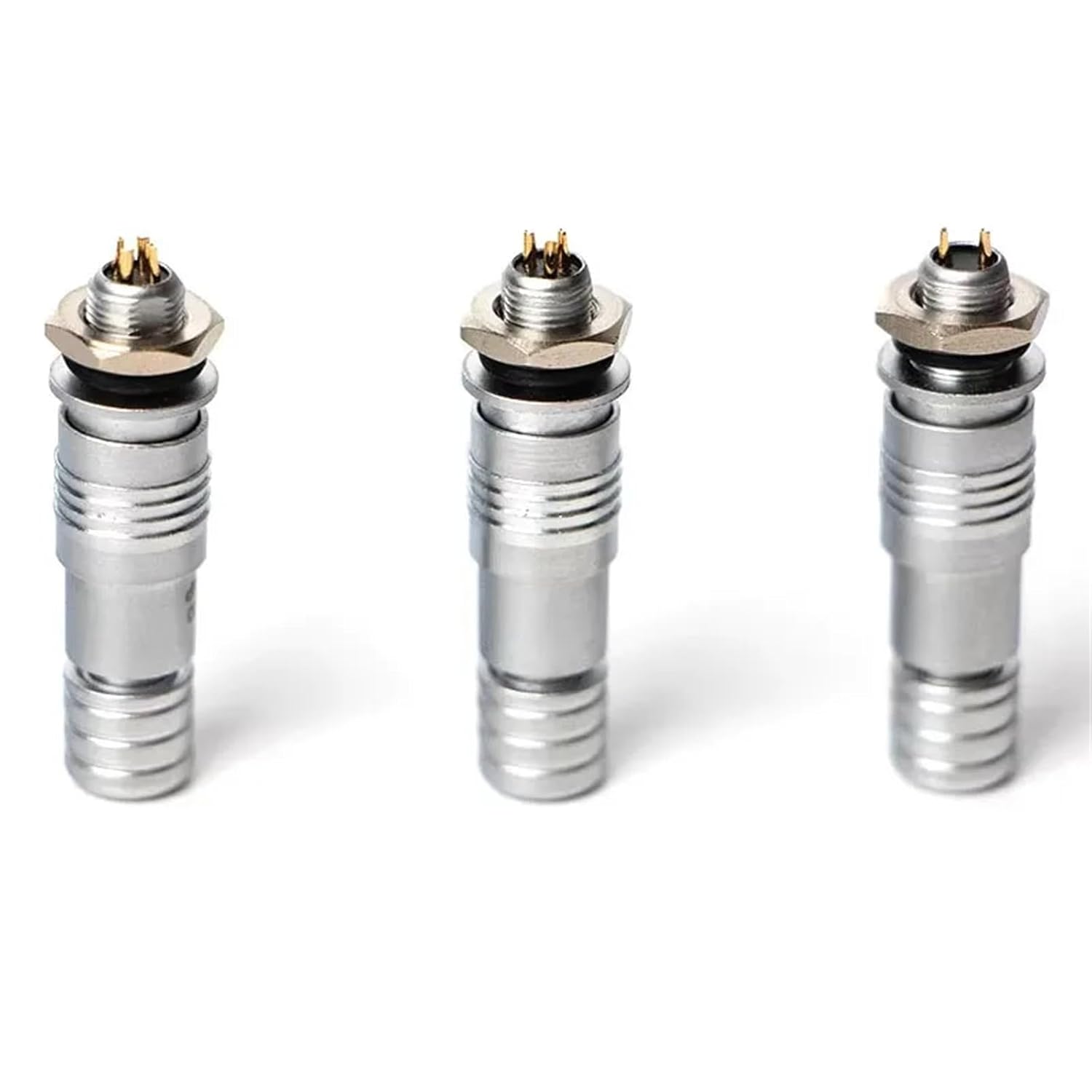1Pcs Waterproof XS6-2 3 4 5 Pin 6Mm Hole Push-Pull Miniature Connector Quick 2P 3P 4P 5P Positive XS6 Core Male(Creamy-White)