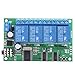 AD22B04 4 Channel DTMF Decoder Relay, 12V Home Automation Control Switch with Relay for PLC, Digital Decoder Relay with LED Display, for Home Automation Control