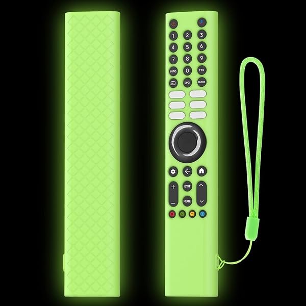 Cover in silicone per telecomando Xiaomi XMRM-P3, antiurto e antipolvere, con presa migliorata, facile da pulire (verde luminoso) - 2