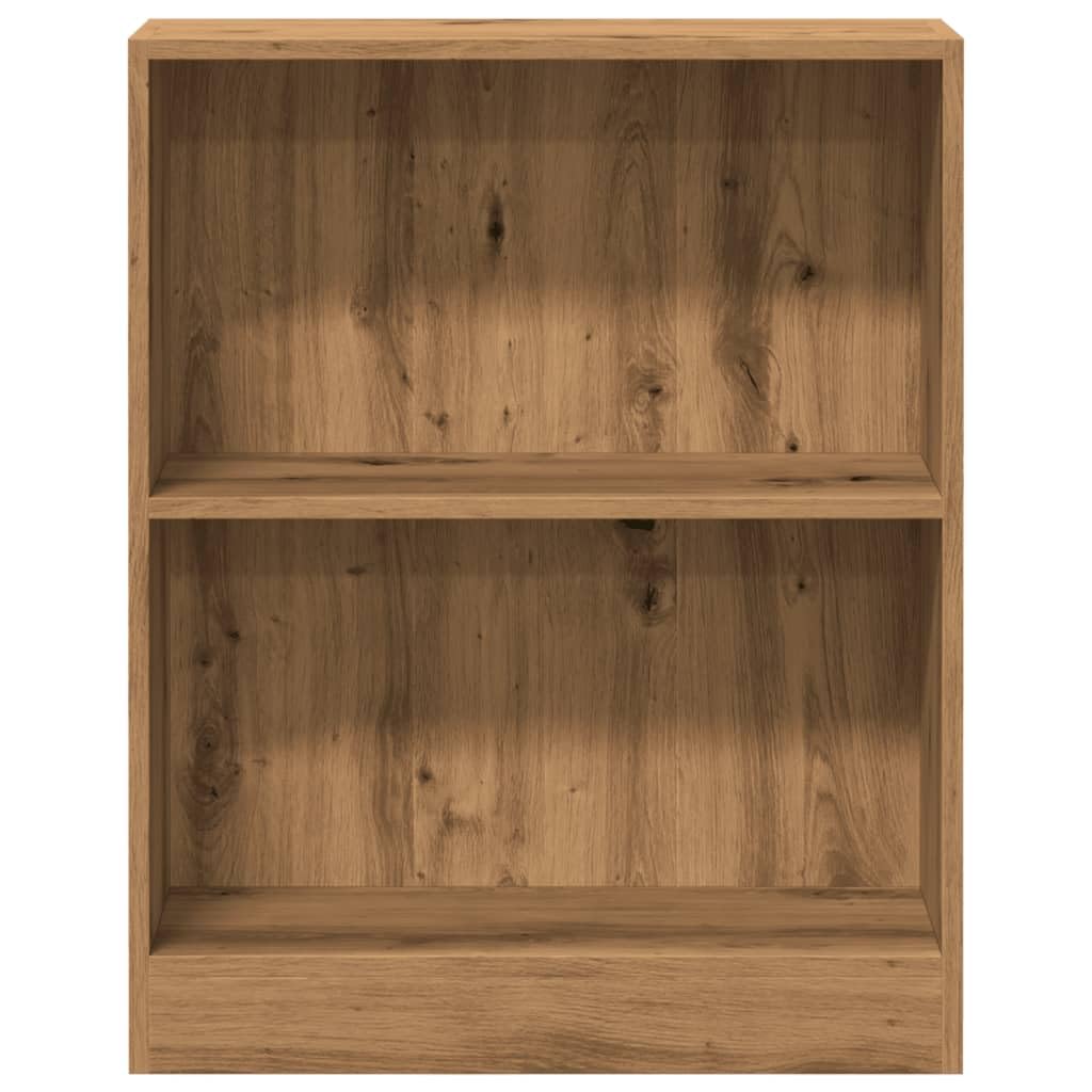 Libreria in rovere Artisan, 60 x 24 x 76 cm, scaffale in legno, scaffale sottile con scomparti aperti, per soggiorno, camera da letto e ufficio