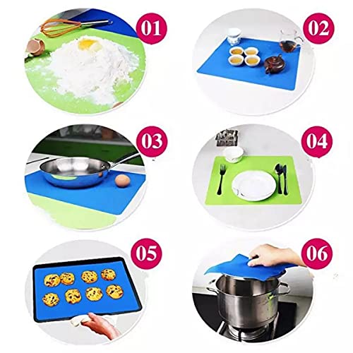 Tapete Culinário De Silicone para Amassar e Asar 64cm x 45cm… (64x45)