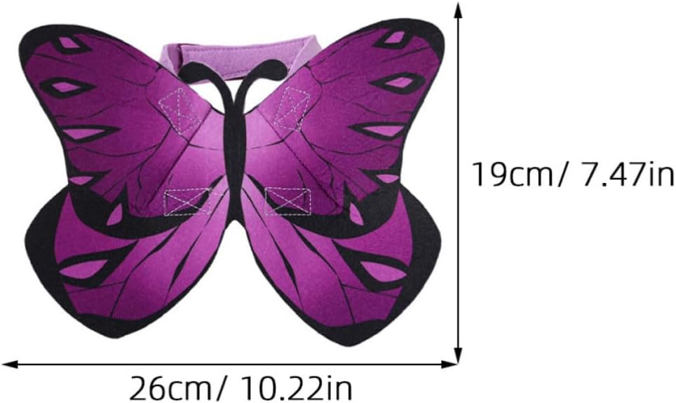 Cat Butterfly Costume Wing Accessory for Halloween Cosplay Purple Felt image 2