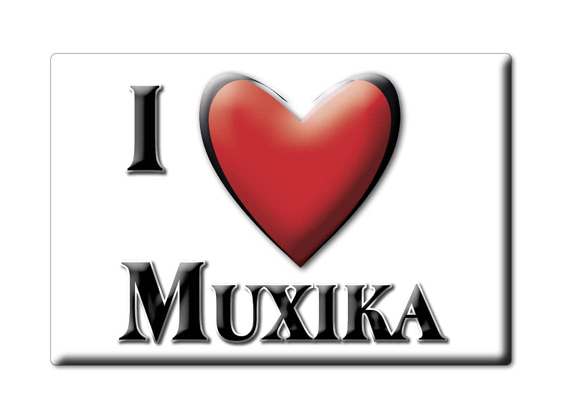 Enjoymagnets MUXIKA (BI) FRIDGE MAGNET SPAIN PAÍS VASCO SOUVENIR I LOVE GIFT PRESENT