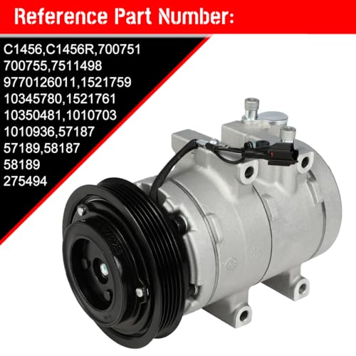 Image of CCIYU AC Compressor w /Clutch for Kia Optima L4 2.4L 1999-2006