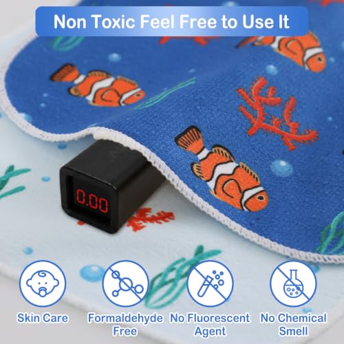 Image of Baby Washcloths, 24Pack Baby Wash Cloths Extra Soft & Ultra Absorbent, Baby Towels and Washcloths Face Towels for Unisex Boys Girls Body, Washclothes Gentle on Sensitive Skin, 9x9 Fish