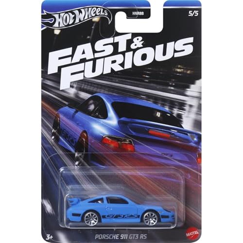 Hot Wheels Porsche 911 GT3 RS 1:64 Fast Furious miniatura 1