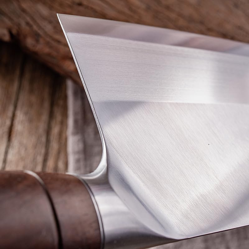 DAXXIN Meat Cleaver,Cleaver Knife, 7.2 Inch Slicing Knife 3-layer Clad Steel 9Cr18MoV Blade Cutlery Wood Handle Vegetables Cleaver Meat Kitchen Sharp Knives