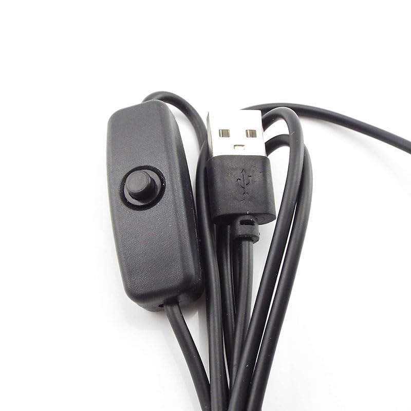 Wiring Connecting Terminals - 50pcs 5V DC 2 pin 1M USB Extension Cable Connector Power Supply Wire LED Chips Light 501 on/Off Switch for LED Lighting - (Color: with Switch Black)