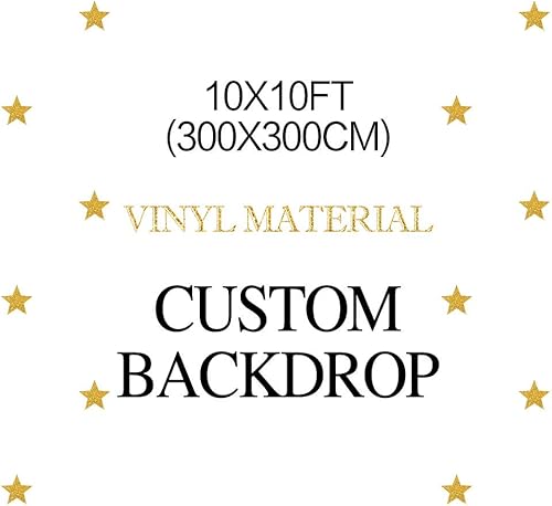 Miniatura 1 de MEHOFOTO Material de vinilo personalizado para fiesta de cumpleaños de 10 x 10 pies (proporciona información personalizada después de tu pago)