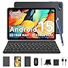 TABWEE T80 Android 15 Tablet con Tastiera - 18 GB RAM+ 128GB ROM(2 TB TF), Tablet10 Pollici, 6000 mAh, 5MP+2MP, Gemini AI, 5G WIFI, GPS, Face ID, 3.5mm Jack Port (2 Anni Garanzia)