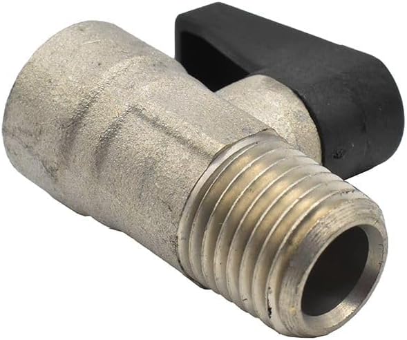 Interstate Pneumatics VP40 1/4" MPT Mini Drain Valve for Air Compressors - Pack of 5