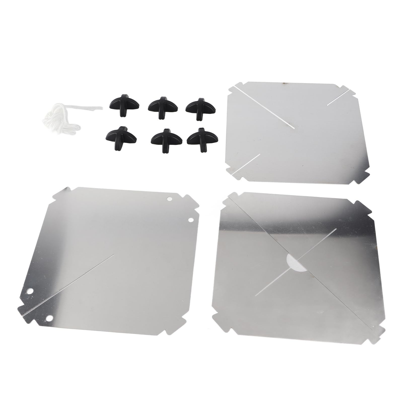 Réflecteur Marine en Aluminium 12x12 Pouces, Octaédrique pour Bateaux, Voiliers et Bateaux à Moteur, Améliore la Sécurité et la Visibilité