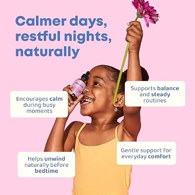 JoySpring Calmify Magnesium Citrate Liquid for Kids - Sugar-Free, Gluten-Free Calming Supplement with Chamomile - Natural Support for Kids & Teens (1 fl oz) 30 Servings